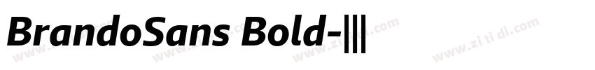 BrandoSans Bold字体转换 BrandoSans Bold字体转换
